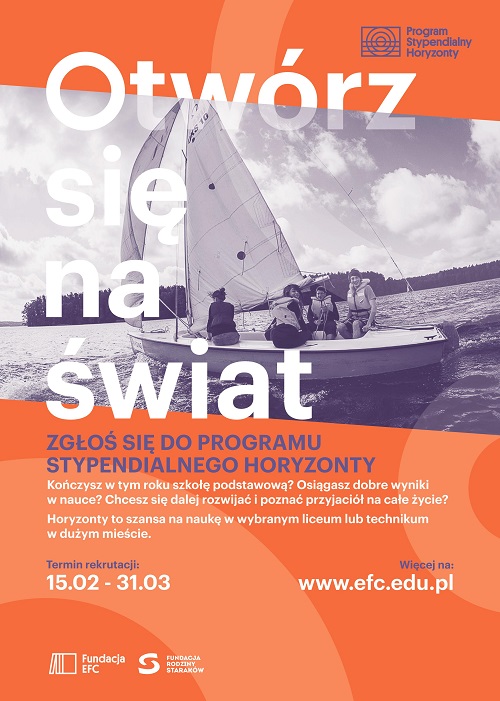 Fundacja EFC Plakat Program Horyzonty